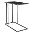 Arlo Accent Table - Hammered Metal/Blue Stone by Classic Home at Eve Furniture