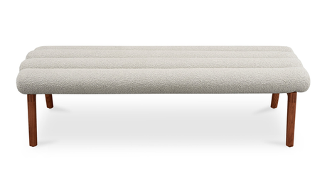 Arlo Bench - Off White by Moe's Home at Eve Furniture