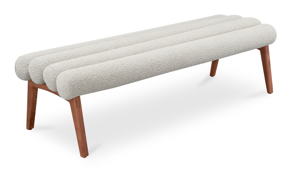 Arlo Bench - Off White by Moe's Home at Eve Furniture