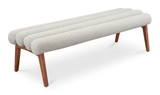Arlo Bench - Off White by Moe's Home at Eve Furniture