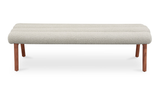 Arlo Bench - Off White by Moe's Home at Eve Furniture