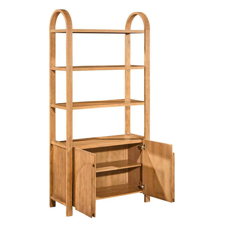 Arlo Brown Bookshelf by Crestview at Eve Furniture