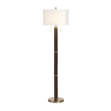 Arlo Brown/Gold Floor Lamp by Crestview at Eve Furniture