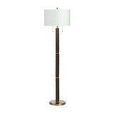 Arlo Brown/Gold Floor Lamp by Crestview at Eve Furniture