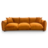 Burnt orange sofa