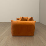 Archer Burnt Orange Velvet Sofa