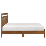 Arlo Chestnut Eastern King Platform Bed by Homelegance at Eve Furniture