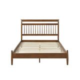 Arlo Chestnut Eastern King Platform Bed by Homelegance at Eve Furniture
