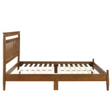 Arlo Chestnut Eastern King Platform Bed by Homelegance at Eve Furniture