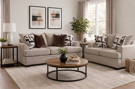Arlo Luxe Coffee Sofa & Loveseat Set by Happy Homes at Eve Furniture