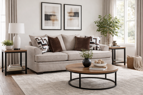 Arlo Luxe Coffee Sofa & Loveseat Set by Happy Homes at Eve Furniture