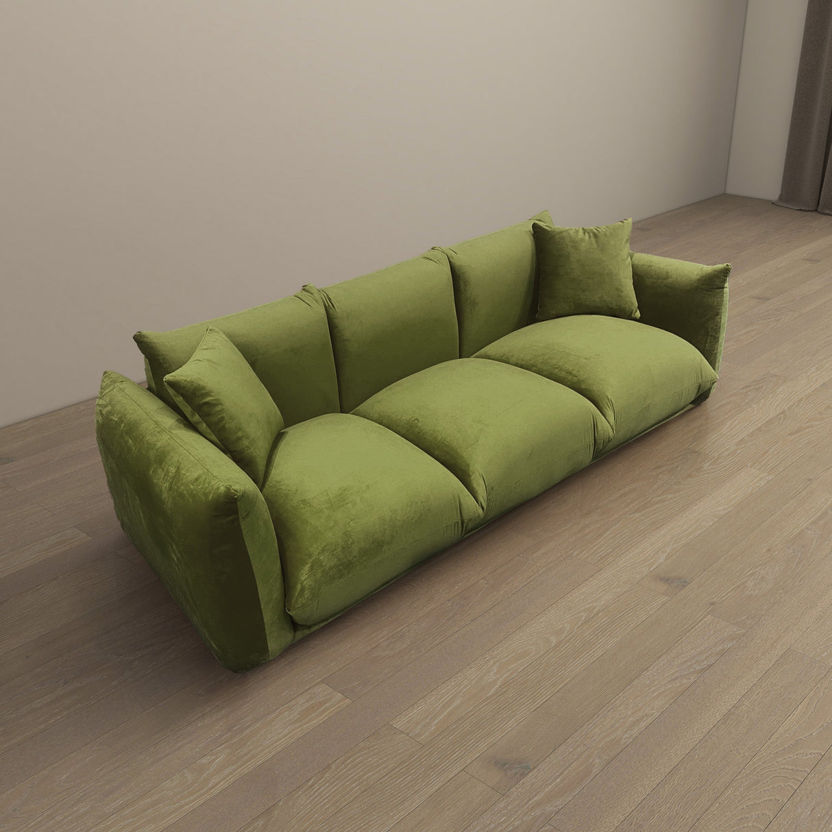 olive green sofa living room
