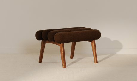 Arlo Stool - Deep Brown by Moe's Home at Eve Furniture