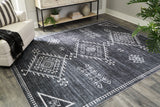 Arloman Black/Cream/Gray 7'5" x 9'6" Rug