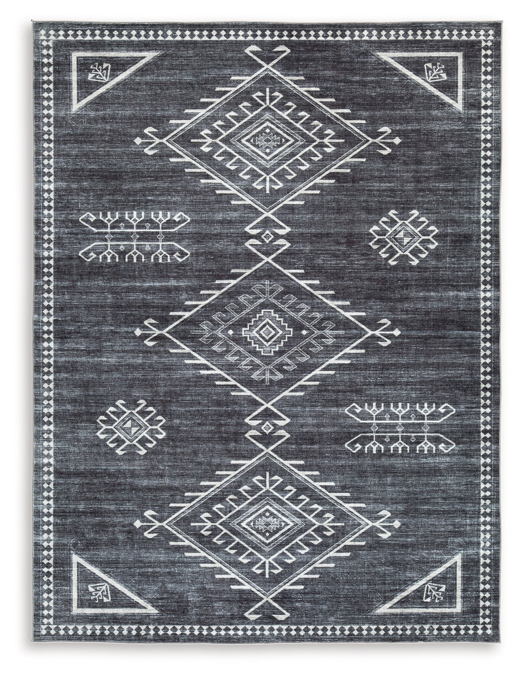 Arloman Black/Cream/Gray 5' x 7' Rug by Ashley at Eve Furniture