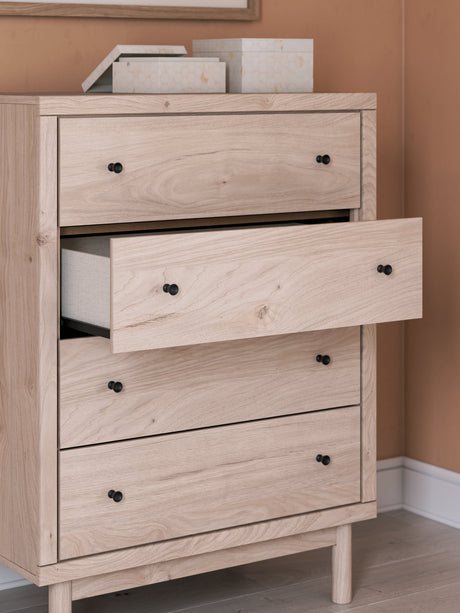 Arloster Tan Chest of Drawers by Ashley at Eve Furniture