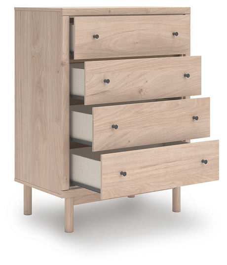 Arloster Tan Chest of Drawers by Ashley at Eve Furniture