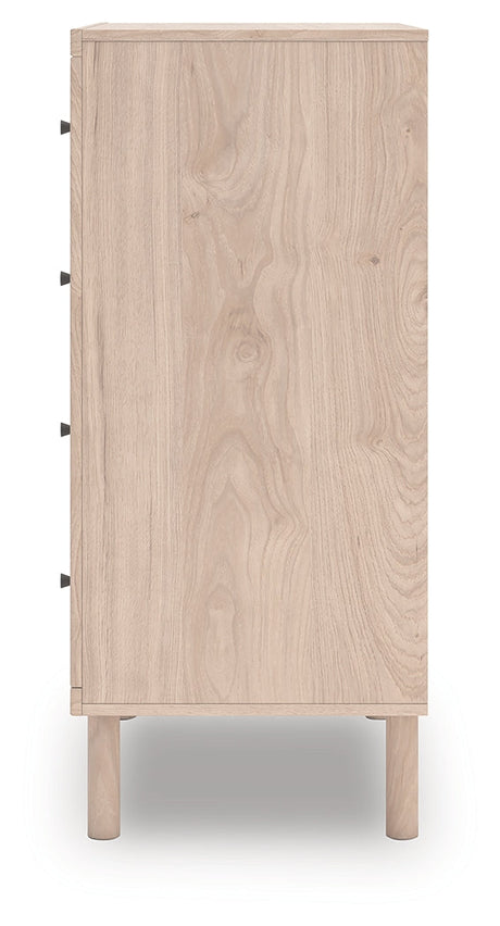 Arloster Tan Chest of Drawers by Ashley at Eve Furniture