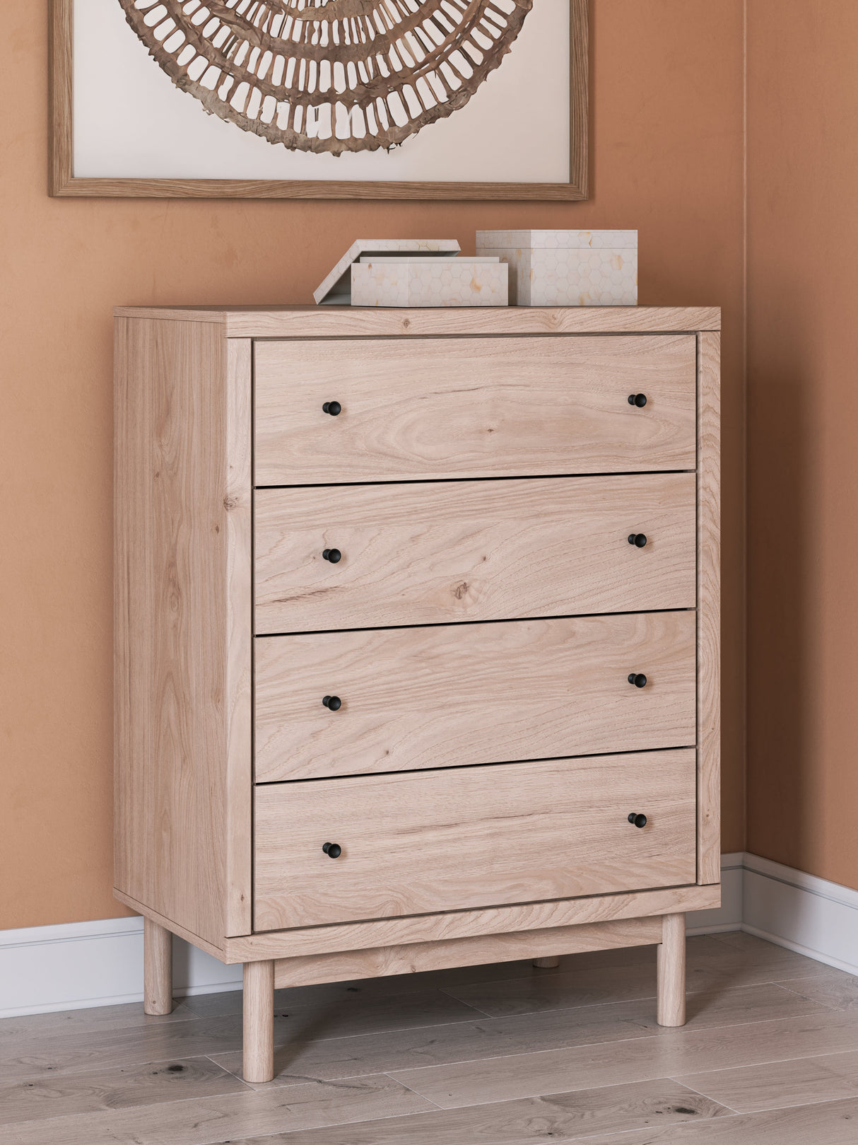Arloster Tan Chest of Drawers by Ashley at Eve Furniture