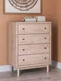 Arloster Tan Chest of Drawers by Ashley at Eve Furniture