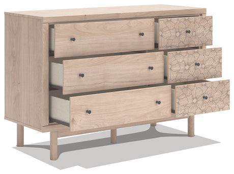 Arloster Tan Dresser by Ashley at Eve Furniture