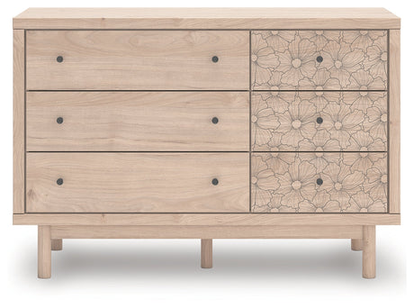 Arloster Tan Dresser by Ashley at Eve Furniture