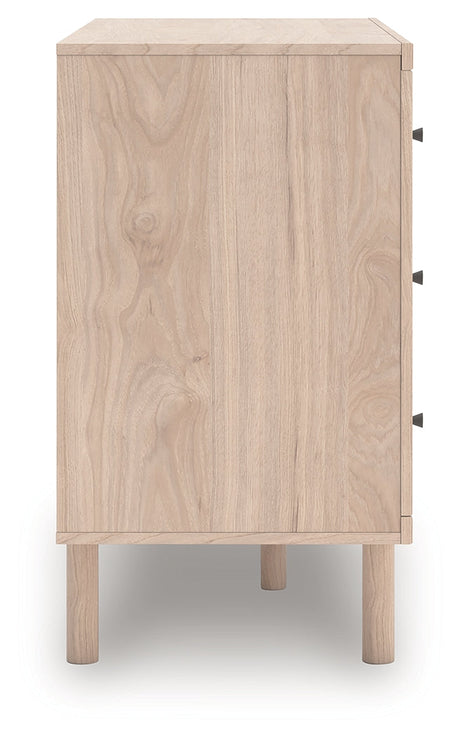 Arloster Tan Dresser by Ashley at Eve Furniture
