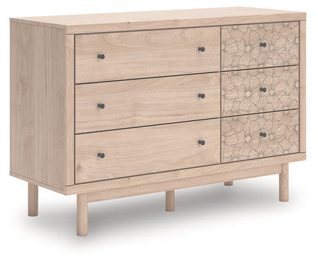Arloster Tan Dresser by Ashley at Eve Furniture