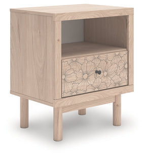 Arloster Tan Nightstand by Ashley at Eve Furniture