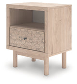 Arloster Tan Nightstand by Ashley at Eve Furniture