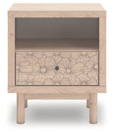 Arloster Tan Nightstand by Ashley at Eve Furniture