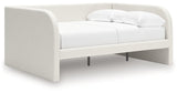 Arloster Tan/White Full Upholstered Day Bed by Ashley at Eve Furniture