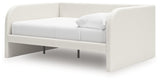 Arloster Tan/White Full Upholstered Day Bed by Ashley at Eve Furniture