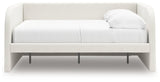 Arloster Tan/White Full Upholstered Day Bed by Ashley at Eve Furniture