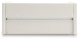 Arloster Tan/White Full Upholstered Day Bed by Ashley at Eve Furniture