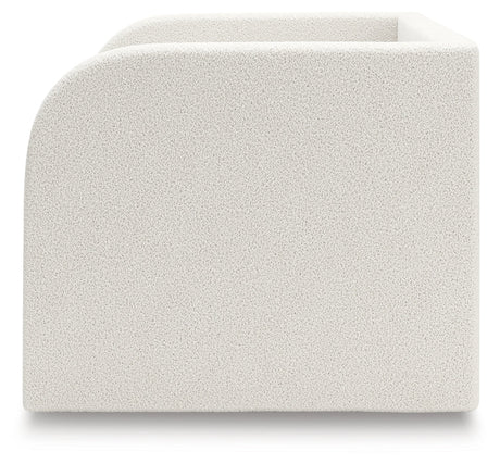Arloster Tan/White Twin Upholstered Day Bed by Ashley at Eve Furniture