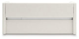 Arloster Tan/White Twin Upholstered Day Bed with Storage by Ashley at Eve Furniture
