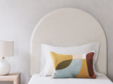 Arloster Tan/White Twin Upholstered Platform Bed by Ashley at Eve Furniture