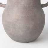 Armani 10.4H Brown-Gray Double Ear Ceramic Vase by Mercana at Eve Furniture