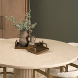 Armani 6.7H Brown-Gray Double Ear Vase by Mercana at Eve Furniture
