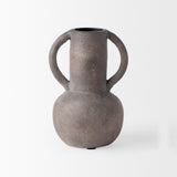 Armani 6.7H Brown-Gray Double Ear Vase by Mercana at Eve Furniture