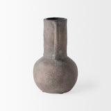 Armani 6.7H Brown-Gray Double Ear Vase by Mercana at Eve Furniture