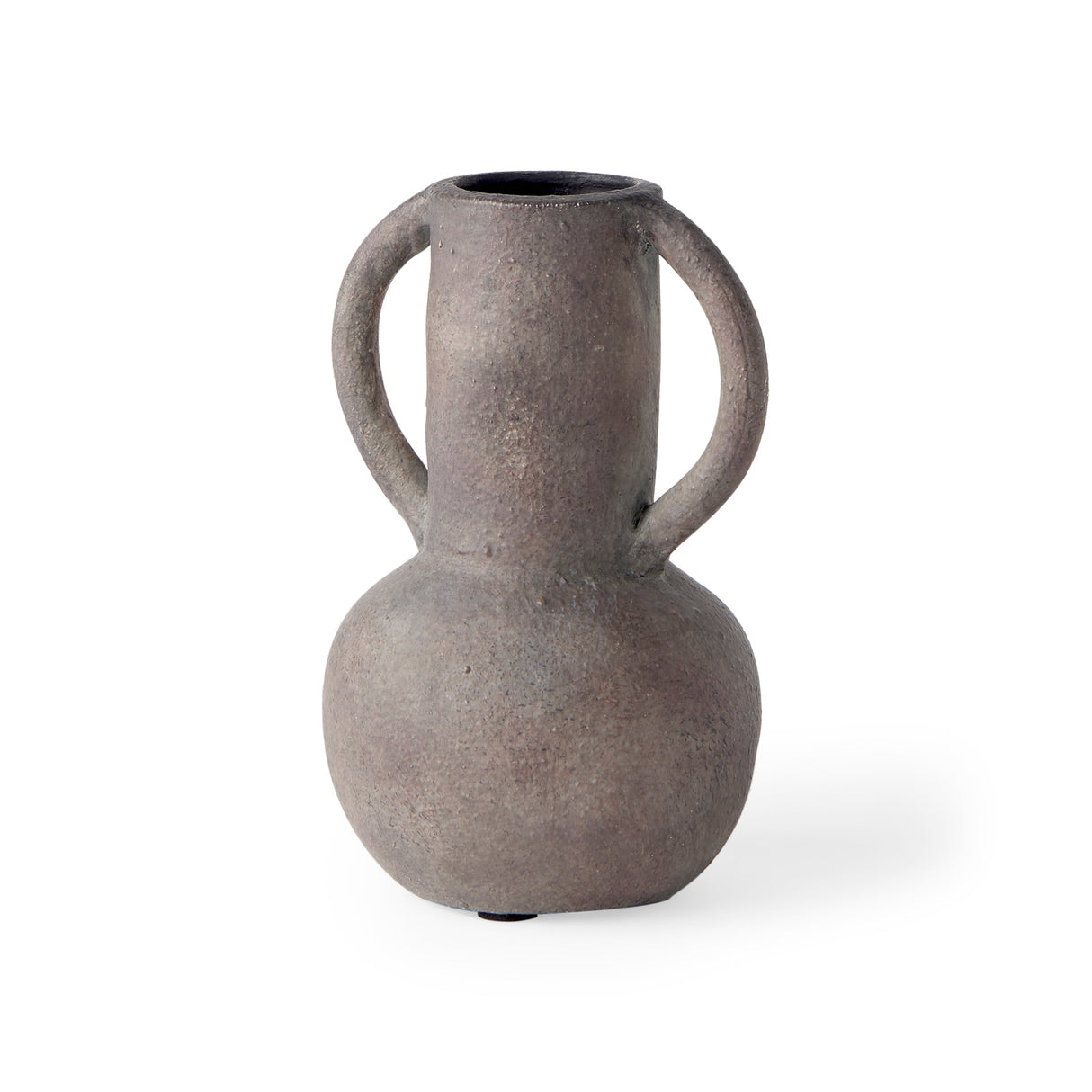 Armani 6.7H Brown-Gray Double Ear Vase by Mercana at Eve Furniture