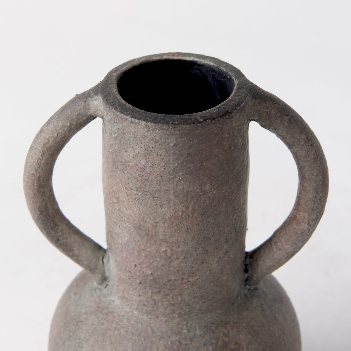 Armani Brown-Gray Double Ear Vase by Mercana at Eve Furniture
