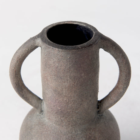 Armani Brown-Gray Double Ear Vase by Mercana at Eve Furniture