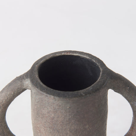 Armani Brown-Gray Double Ear Vase by Mercana at Eve Furniture