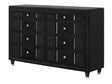 Armany Black Dresser by Crown Mark at Eve Furniture