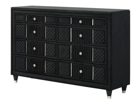 Armany Black Dresser by Crown Mark at Eve Furniture