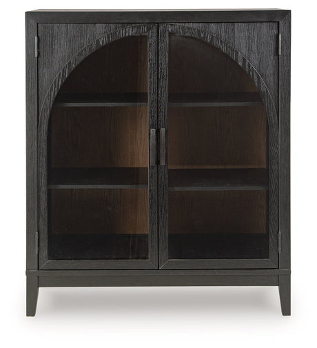 Armenleigh Black/Brown Accent Cabinet by Ashley at Eve Furniture