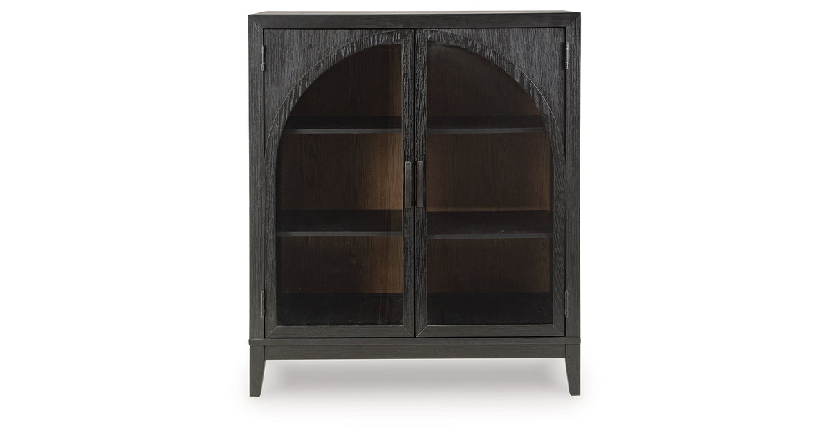 Armenleigh Black/Brown Accent Cabinet by Ashley at Eve Furniture